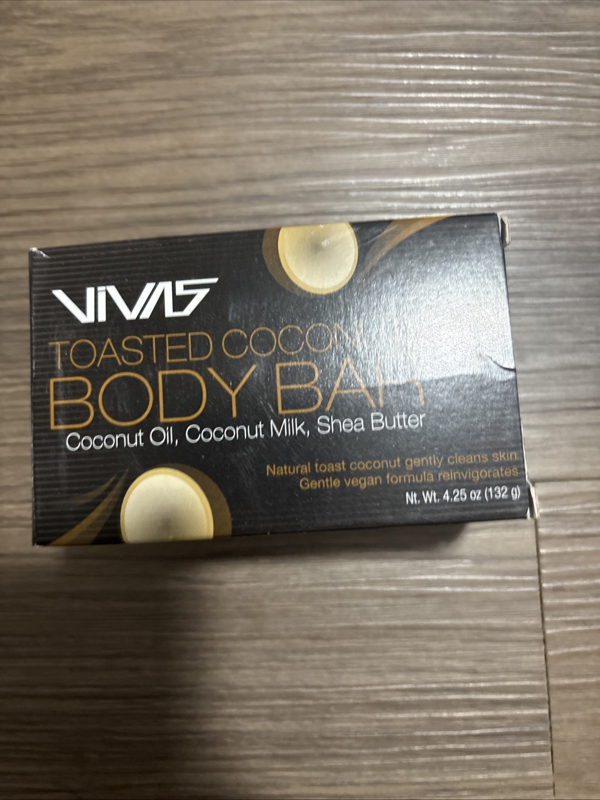 Vivas Body Bar Toasted Coconut 4.25 Oz|new sealed