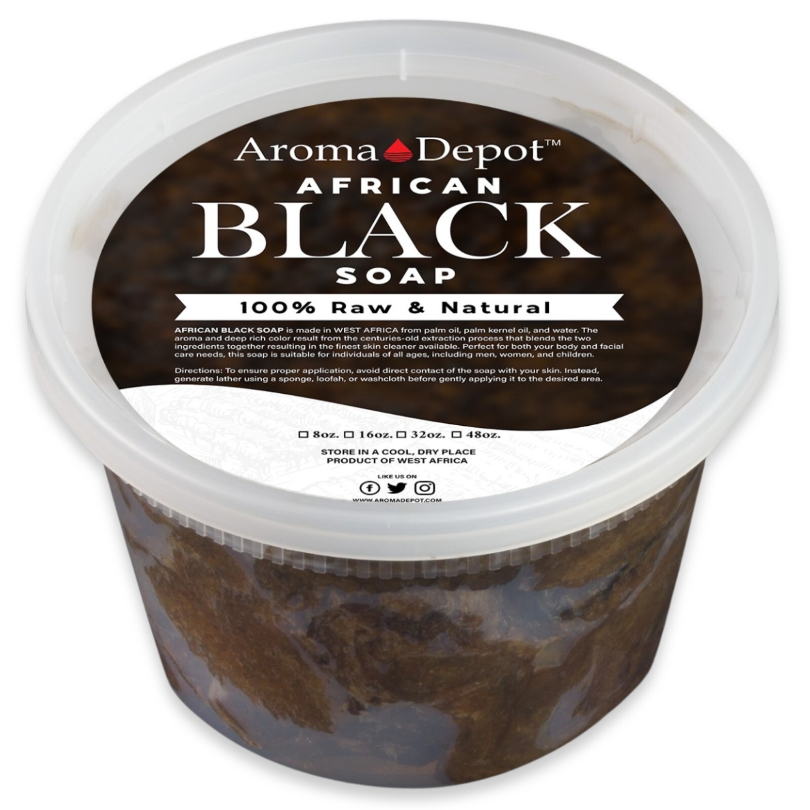 African Shea Butter 1 lb. Raw Black Soap Bar or Paste Natural COMBO PACK