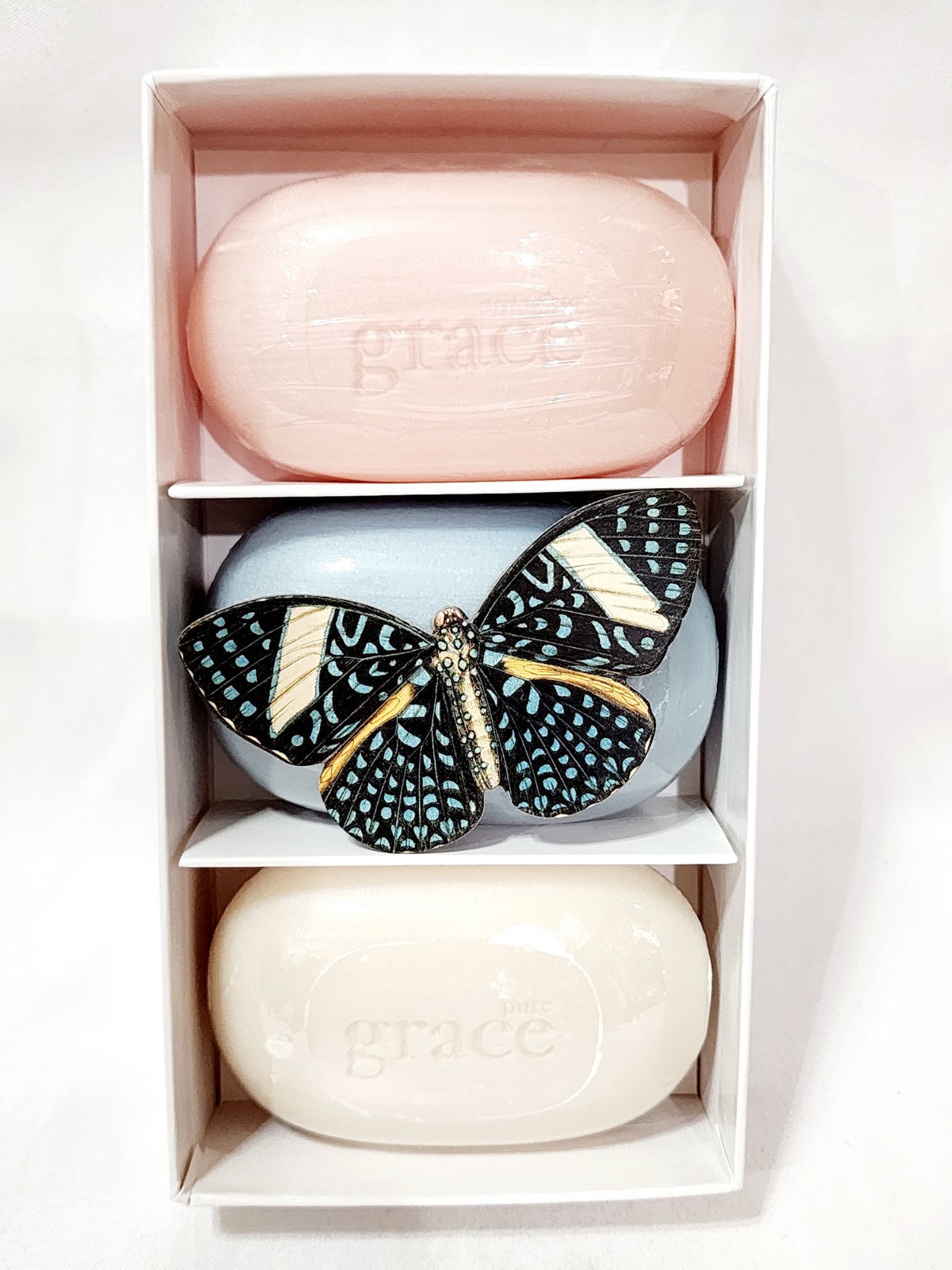 Philosophy State of Grace AMAZING BABY PURE Luxury Soap Bar Set 3 oz/85.05g New