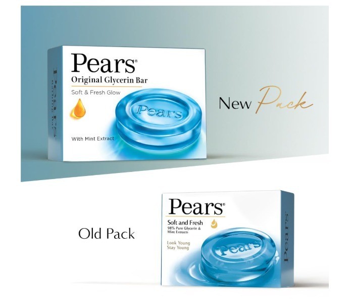 Pears Original Glycerin Soap Bars 125g x 6 Soft Fresh Glow Mint Paraben Free