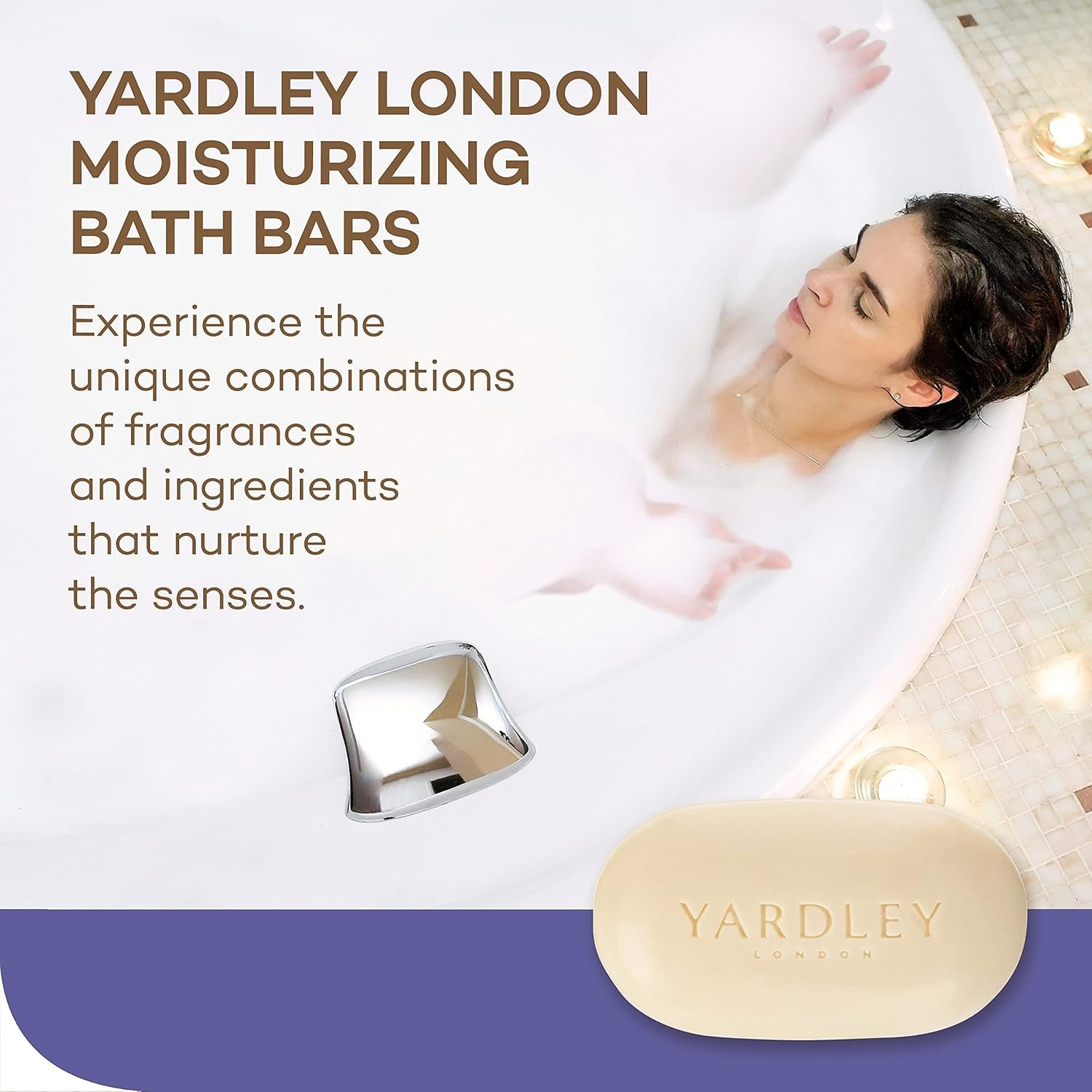 London English Lavender Essential Oils Soap Bar 4.25 oz 1 Pack