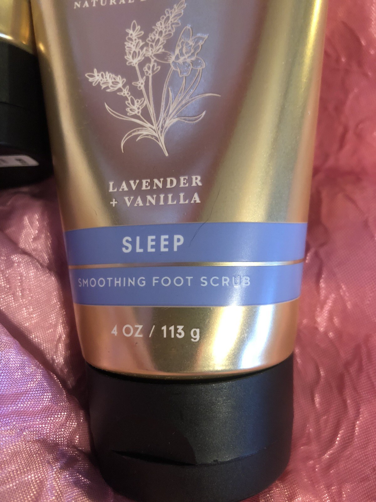 3 X Bath Body Works Sleep Lavender + Vanilla Smoothing Foot Scrub Aromatherapy