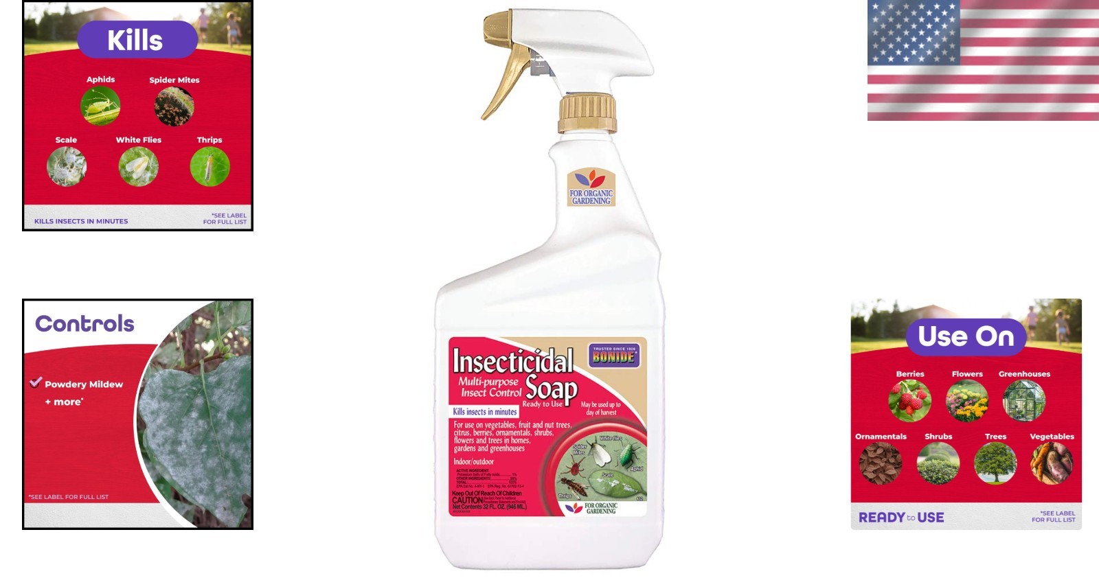 Captain Jack’s 32 oz Ready-to-Use Soap for Effective Organic Insect Control