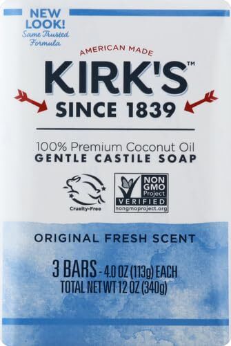 Kirk’s Original Fresh Scent Gentle Castile Soap 48 Pack