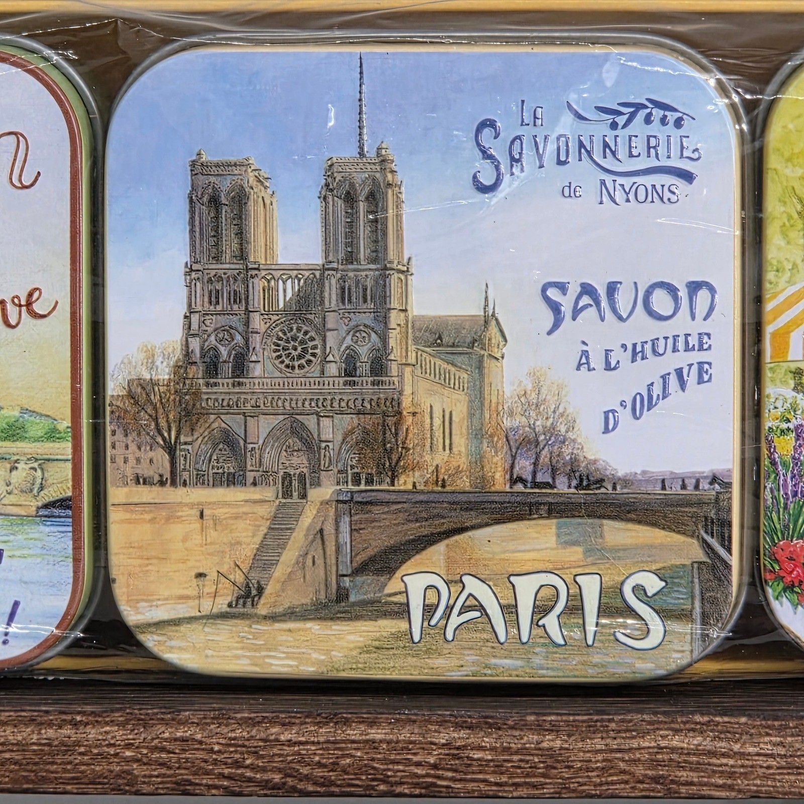 La Savonnerie de Nyons Soap Set Unisex 3x100g Paris Tins Rose de Mai French Gift