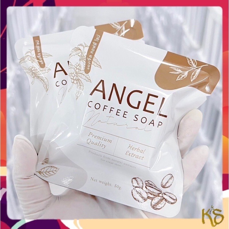 5X ANGEL COFFEE Soap Herbs Natural Scrub Face Body Mahad Turmeric Tamarind 50g