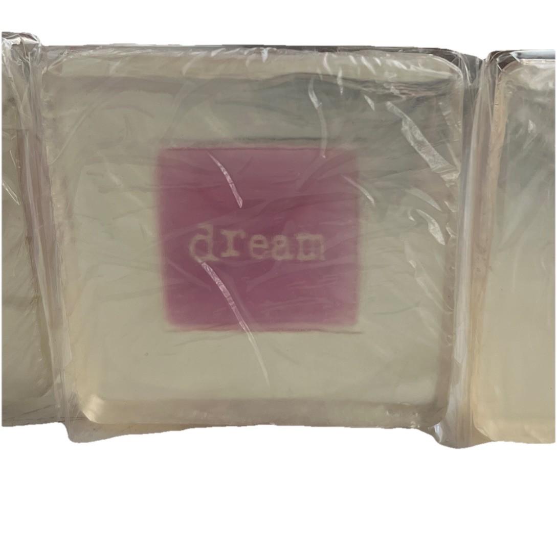Dream Crystal Soap Transparent 3.5 Oz Each Lot Of 3 Hard To Find