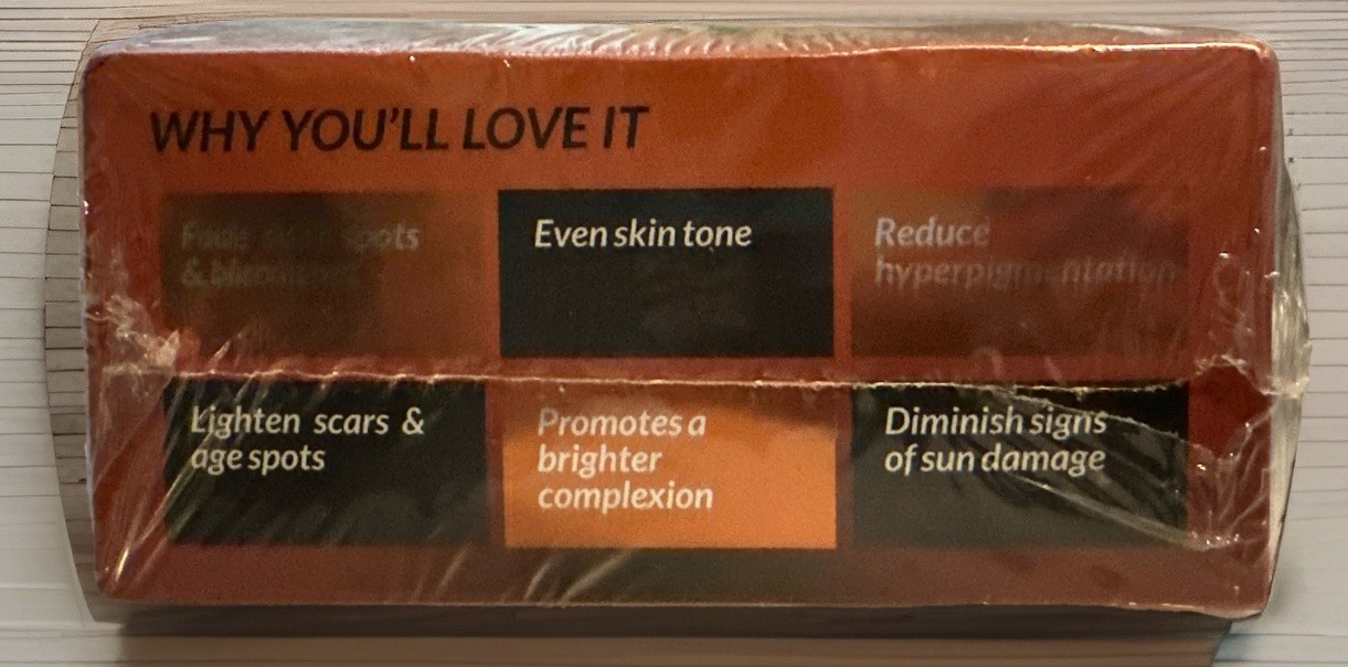 Kojic Acid Turmeric Bar Soap Dark Spot Remover Retinol Hyaluronic Acid Vitamin E