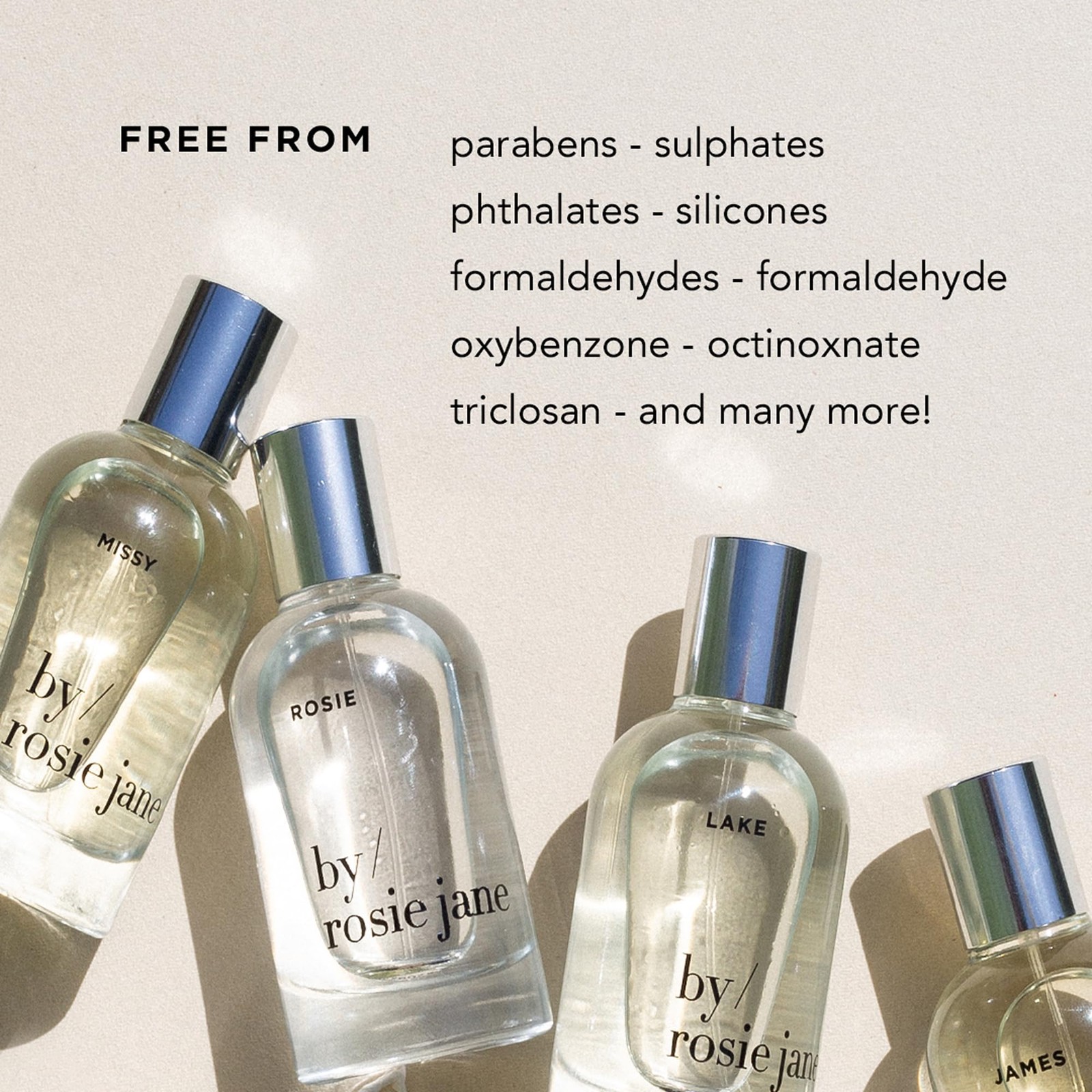 By Rosie Jane Travel Perfume Spray Lake – Women’s Non-Toxic Body Mist Vanilla Le