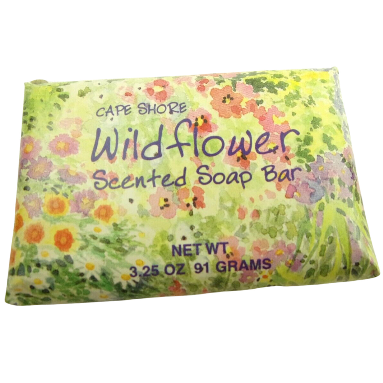 NOS Vtg Cape Shore Wildflower Scented Soap Bar ‘Made in USA’ 3.25 oz – Rare! HTF