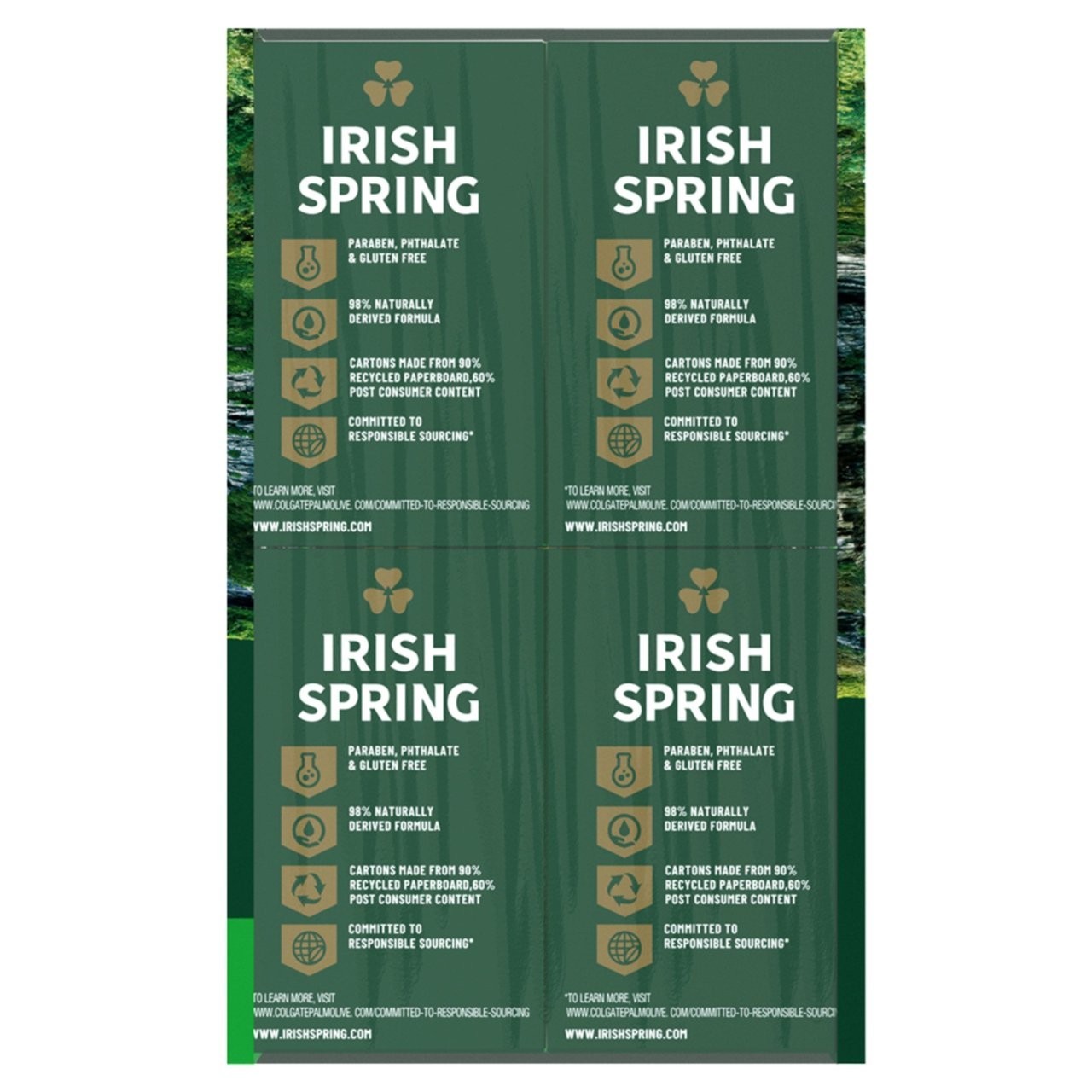Irish Spring Bar Soap, Original Clean (4 oz., 20 Soap.)