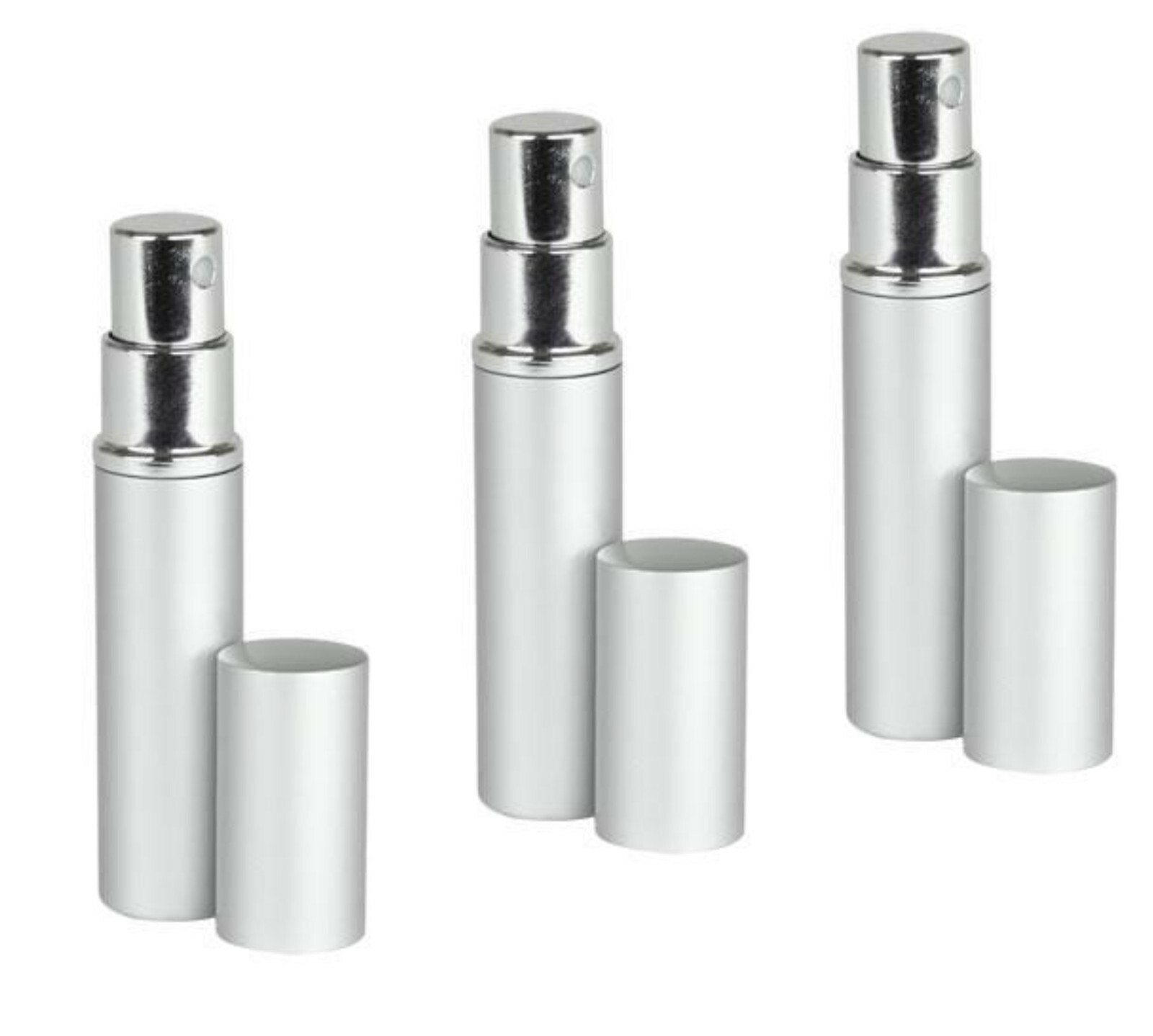 Silver Aluminum Perfume Atomizer Fine Mist Sprayer by MagnaKoys®
