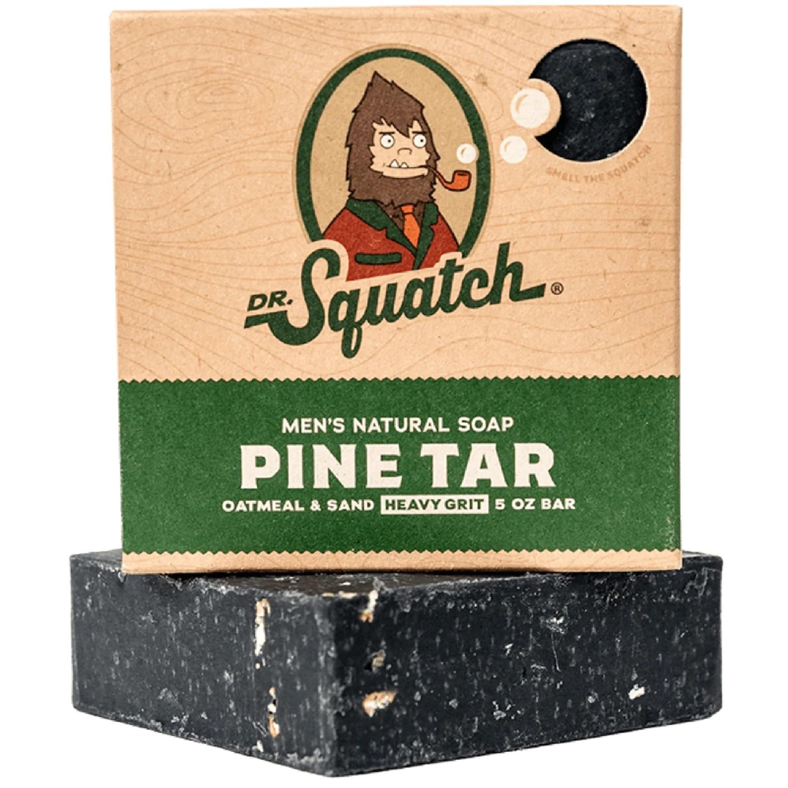 All Natural Bar Soap for Men Heavy Grit Pine Tar