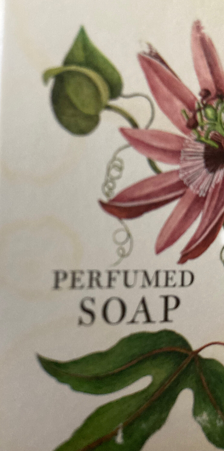 Vintage Crabtree & Evelyn Passion Flower Perfumed Soap 3.5 oz -New with Defect