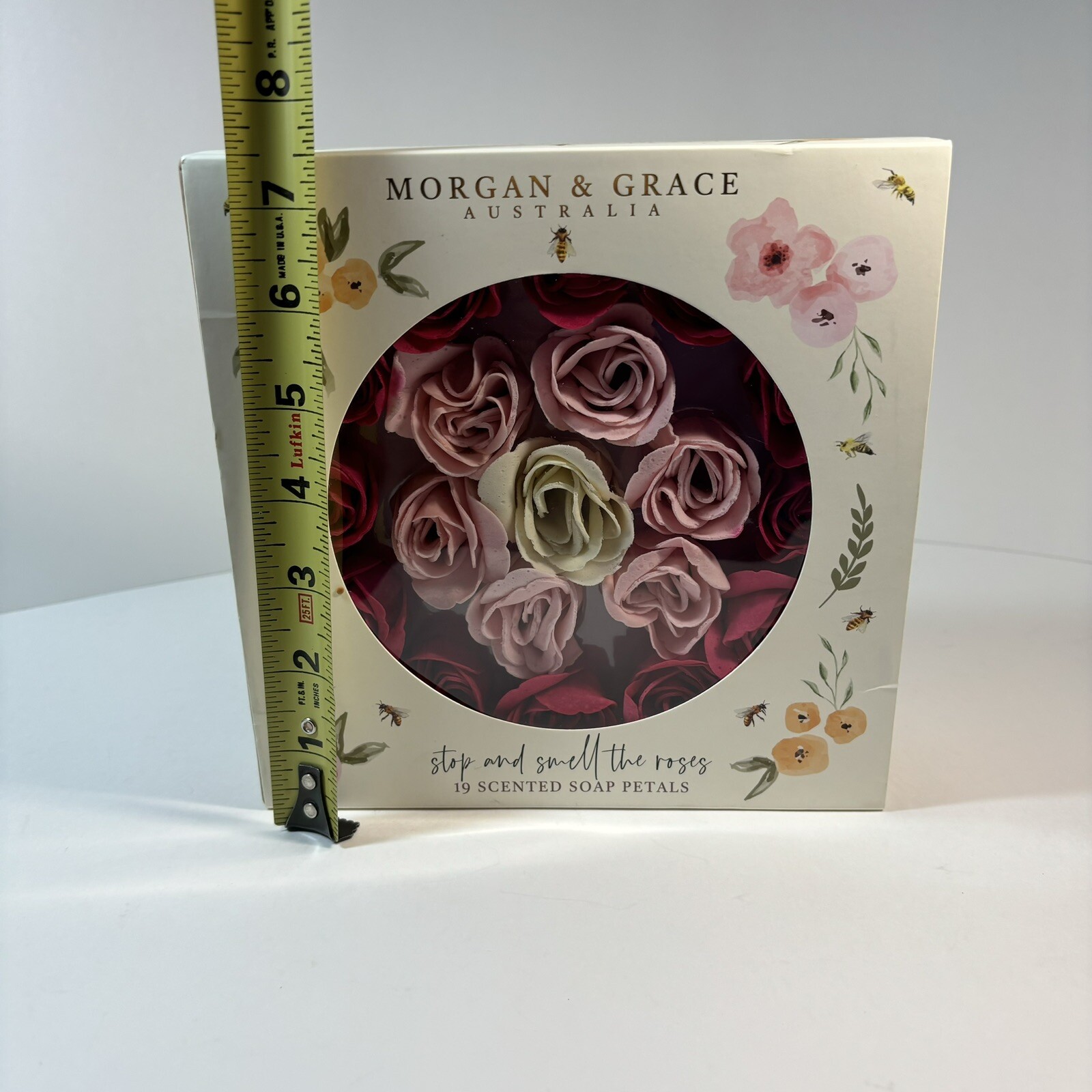 Morgan & Grace Australia 19 Scented Soap Petals Stop Smell Roses NIB