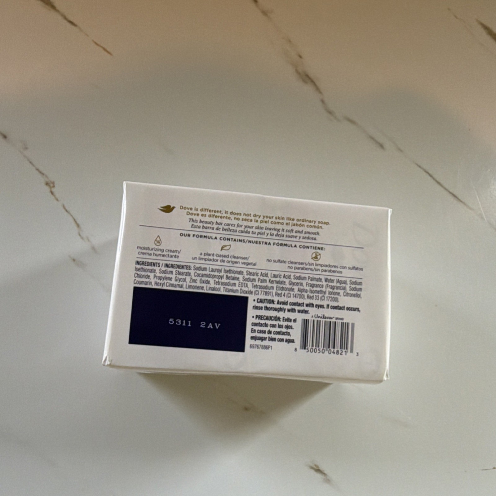 Dove Pink/Rosa Beauty Bar Soap Cruelty-Free 4 Bars 3.17 oz (90 g) Each