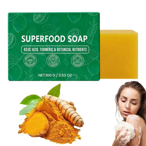 Stem And Soul Superfood Soap, Upgraded Stem & Soul Turmeric Lemon SoapBar