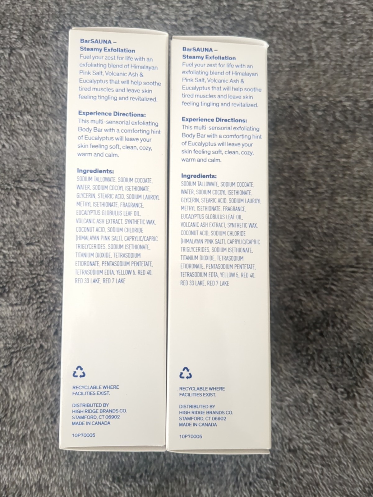 (2) Zest ®️ Tsssss! SAUNA Body Bar Steamy Exfoliation ( 3 Bars) Each Pack