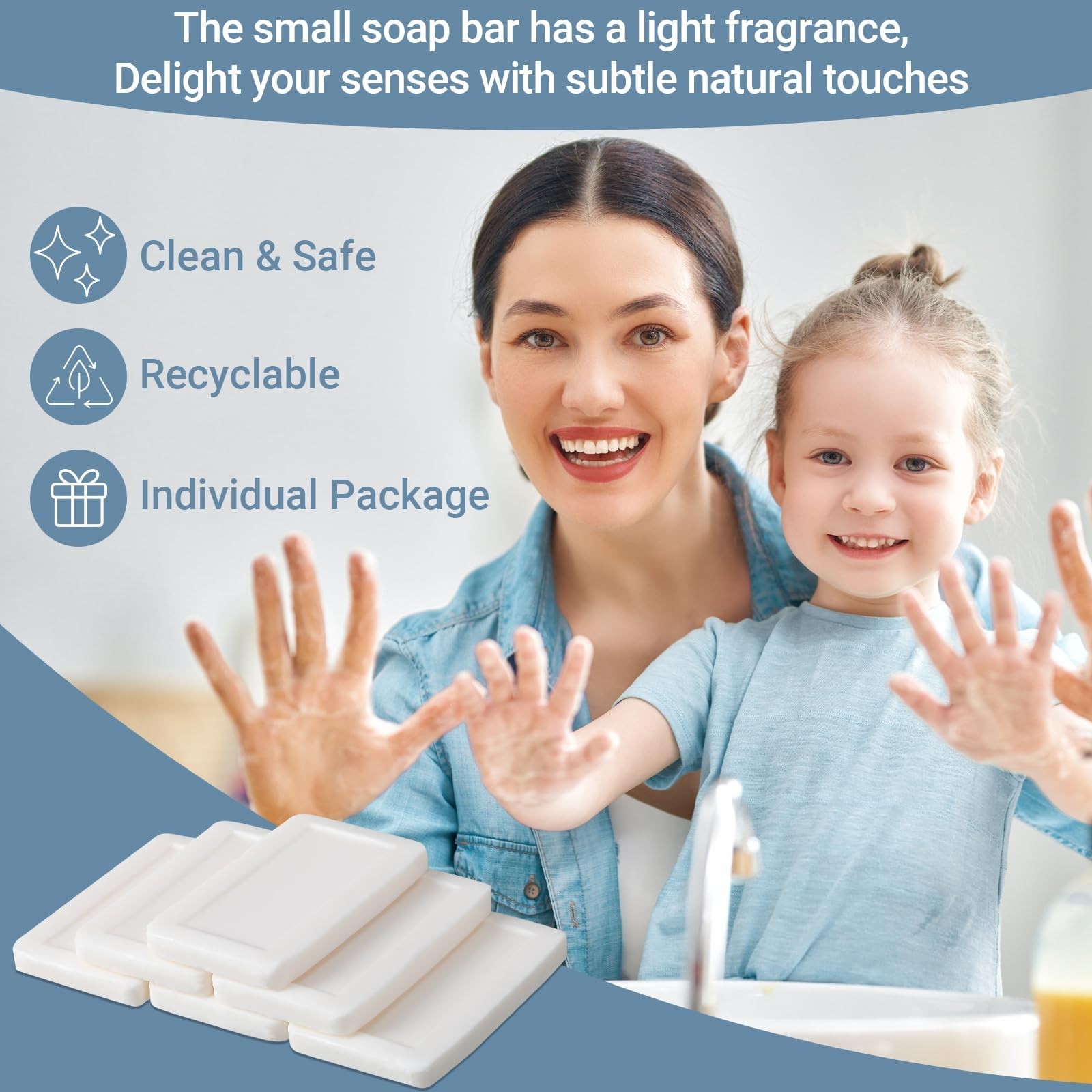 600 Pcs Mini Bar Soap Bulk – Individually Wrapped Travel Size Hotel Toiletries