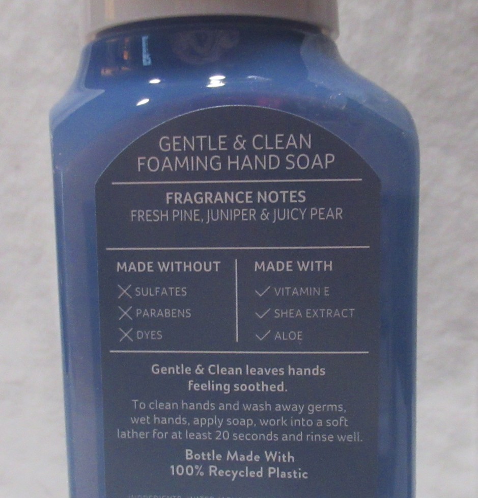 Bath & Body Works Gentle & Clean Foaming Hand Soap Lot Set 2 CRISP MORNING AIR