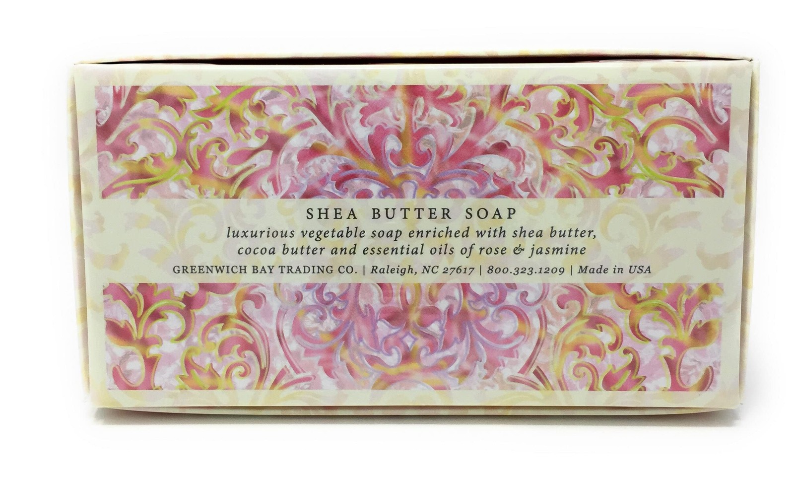 Bay Trading Co. Shea Butter Soap, 12.9 oz, Rosewater Jasmine, 3 – pack