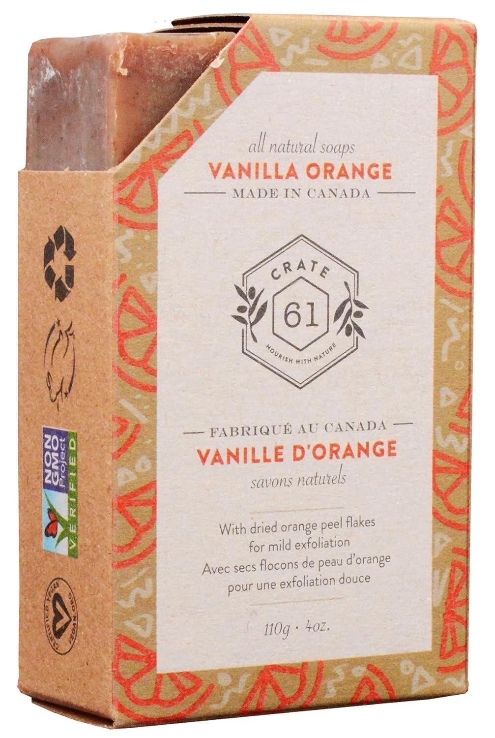 Vegan Handmade Bar Soap – Luxury Premium Essential Oils – Pack of 6 Citrus
