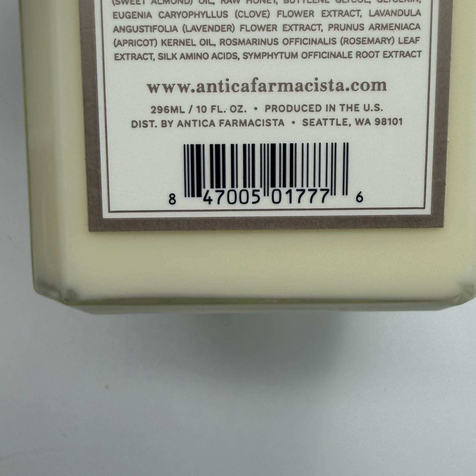Antica Farmacista Damascena Rose Orris & Oud Body Moisturizer Lotion 10oz Pump