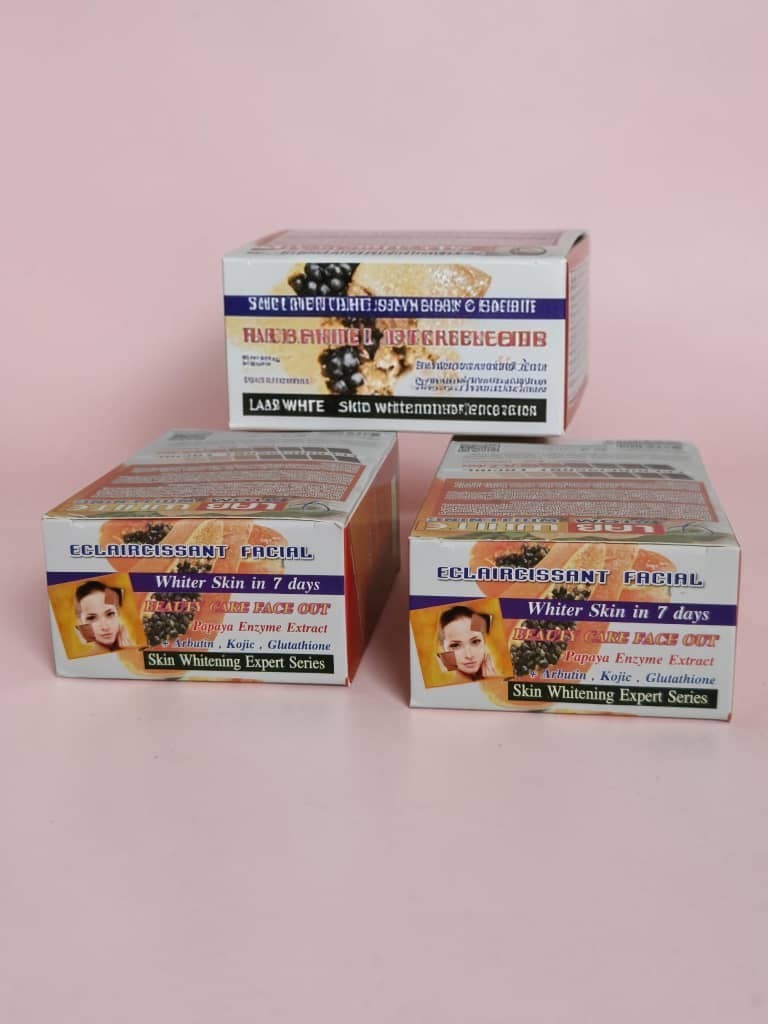 X3 Lab White (Papaya Extract) Face & Body Soap 3pieces Exp 2031