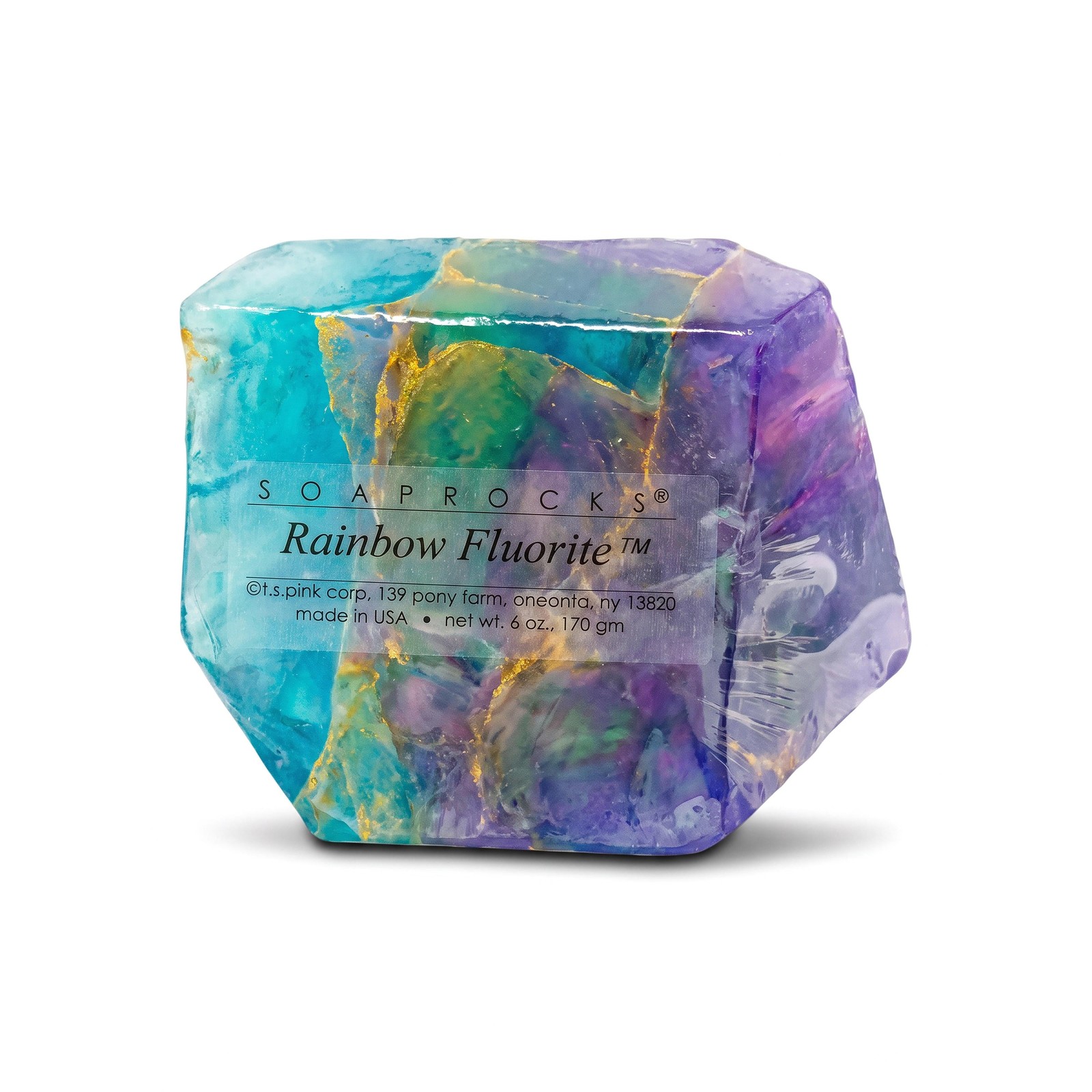 SoapRock Rainbow Fluorite by T.S. Pink *New*
