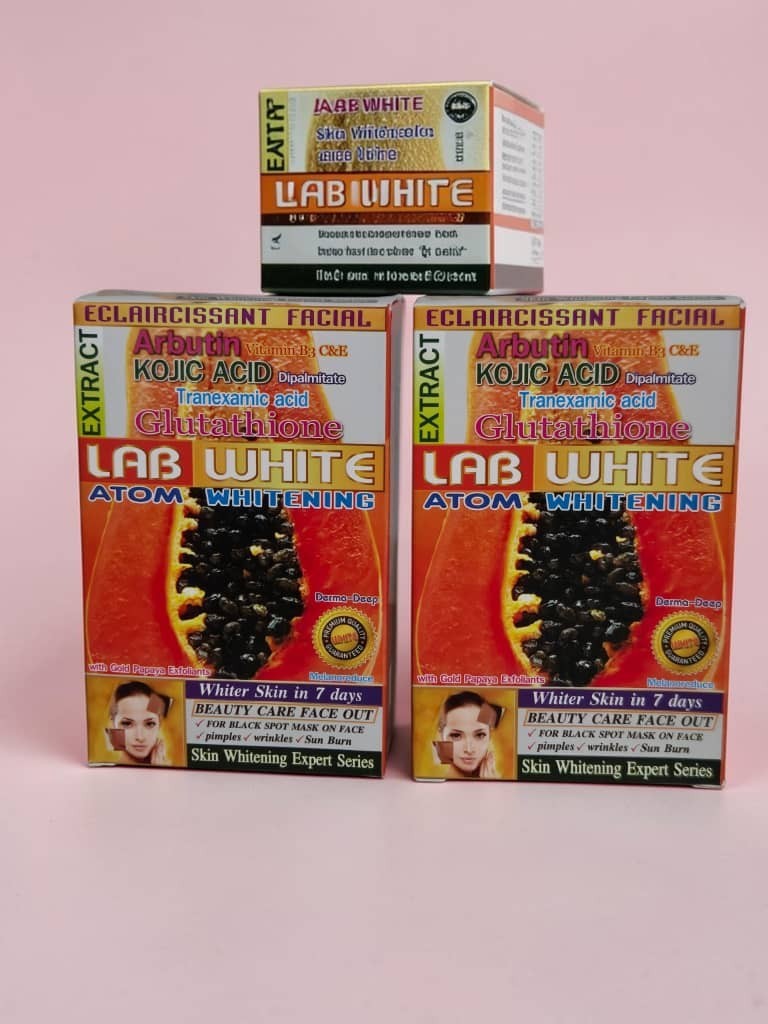 X3 Lab White (Papaya Extract) Face & Body Soap 3pieces Exp 2031