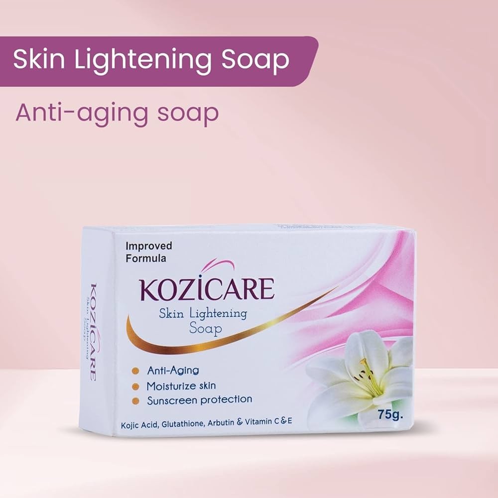 Radiant Skin with Kozicare Skin Lightening Soap combo pack