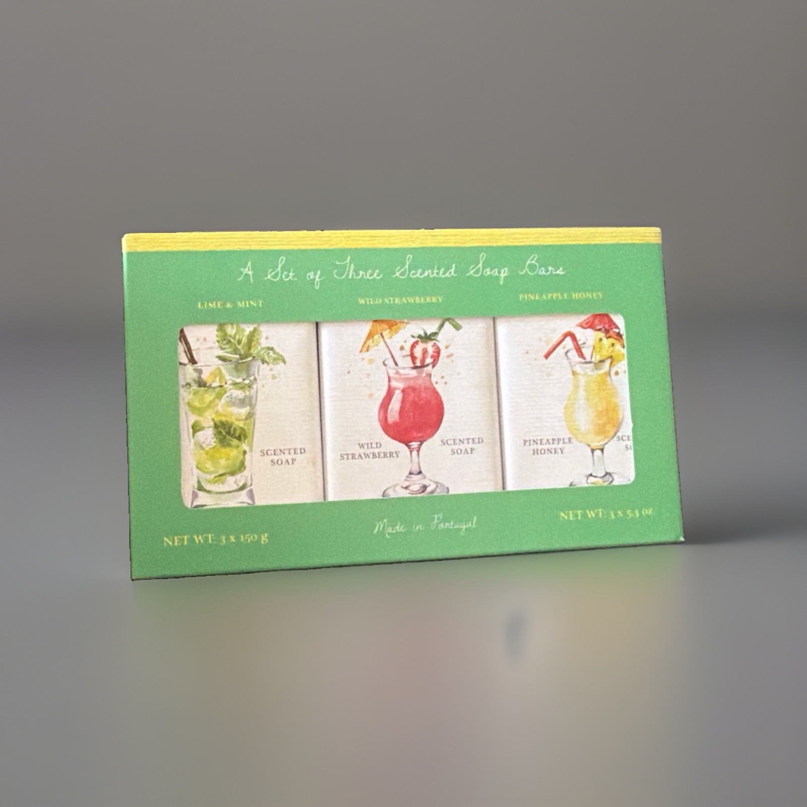 Castelbel Ltd. Editions Bar Soap Lime Mint/Strawberry/Pineap. Honey 5.3oz ea New