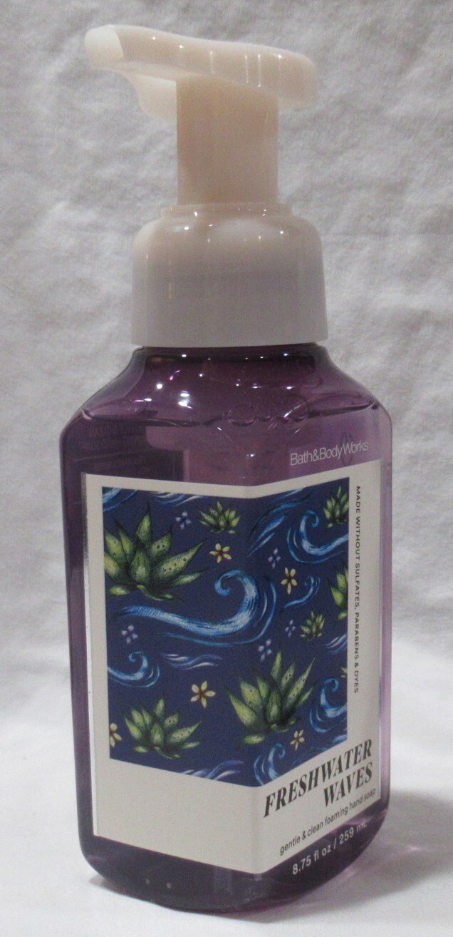Bath & Body Works Gentle & Clean Foaming Hand Soap Set Lot of 2 FRESHWATER WAVES