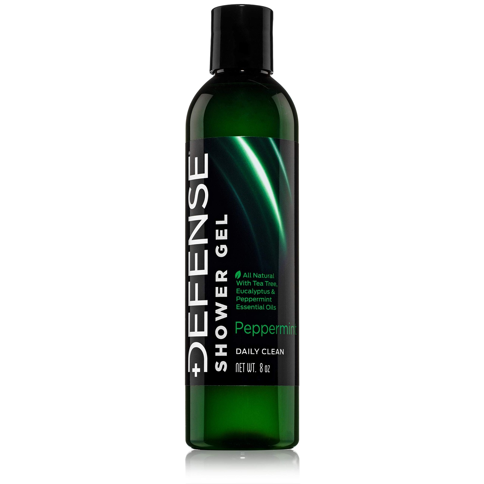 Defense Soap Peppermint Tea Tree Body Wash | 8 Ounce (Pack of 1),