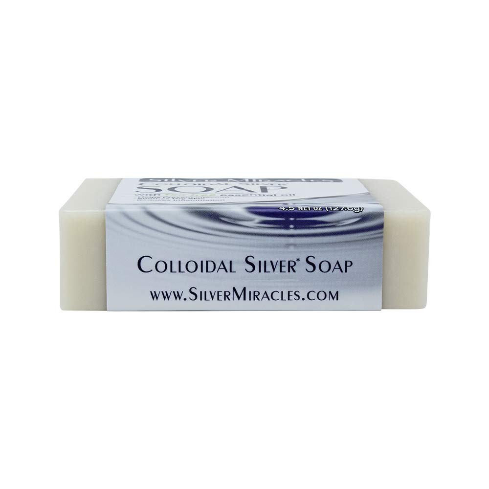 Silver Miracles Colloidal Soap with Tea Tree 4.5 Ounce (Pack of 1)