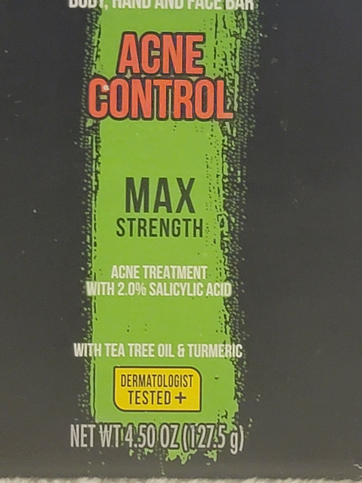 Axe Acne Control Max Strength Body, Hand and Face Soap Bar, 2 bars