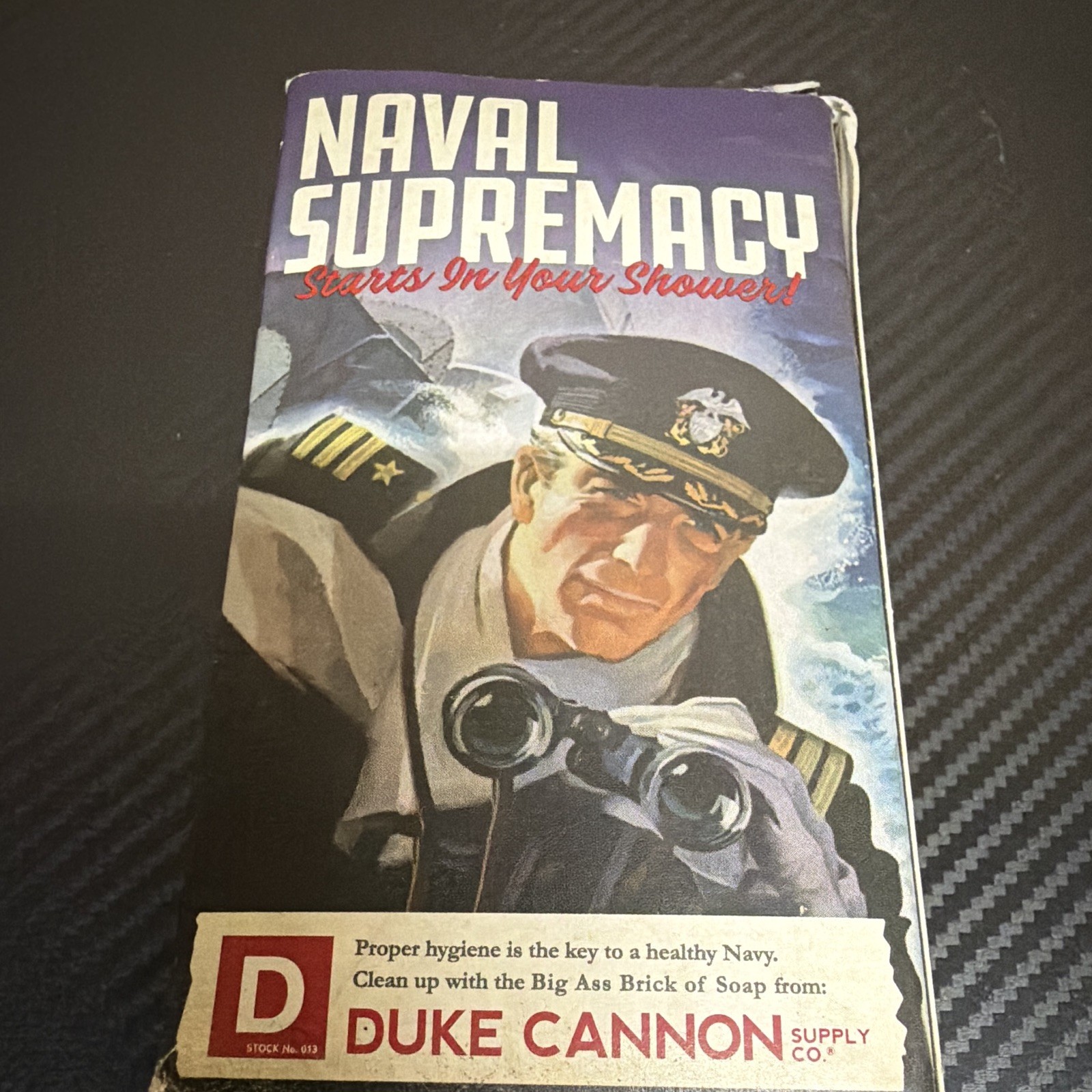 Duke Cannon Big Ass Brick of Soap Naval Supremacy 10 oz Triple Milled Bar