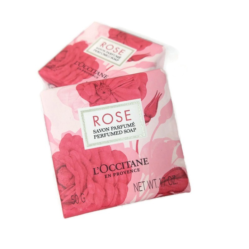 L’Occitane En Provence Rose Perfumed Soap -1.7oz X2 (NEW)
