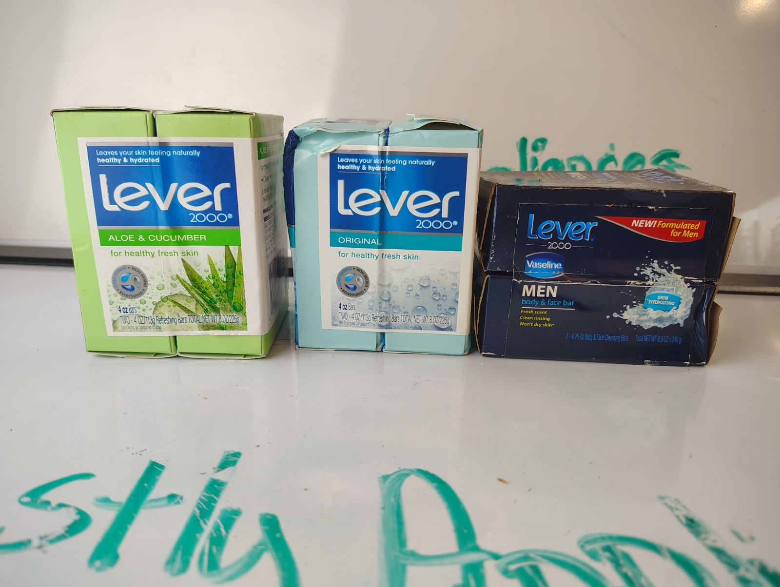 Discounted Lever 2000 Aloe Cucumber – Vaseline – Original- Unscented – Bar Soap