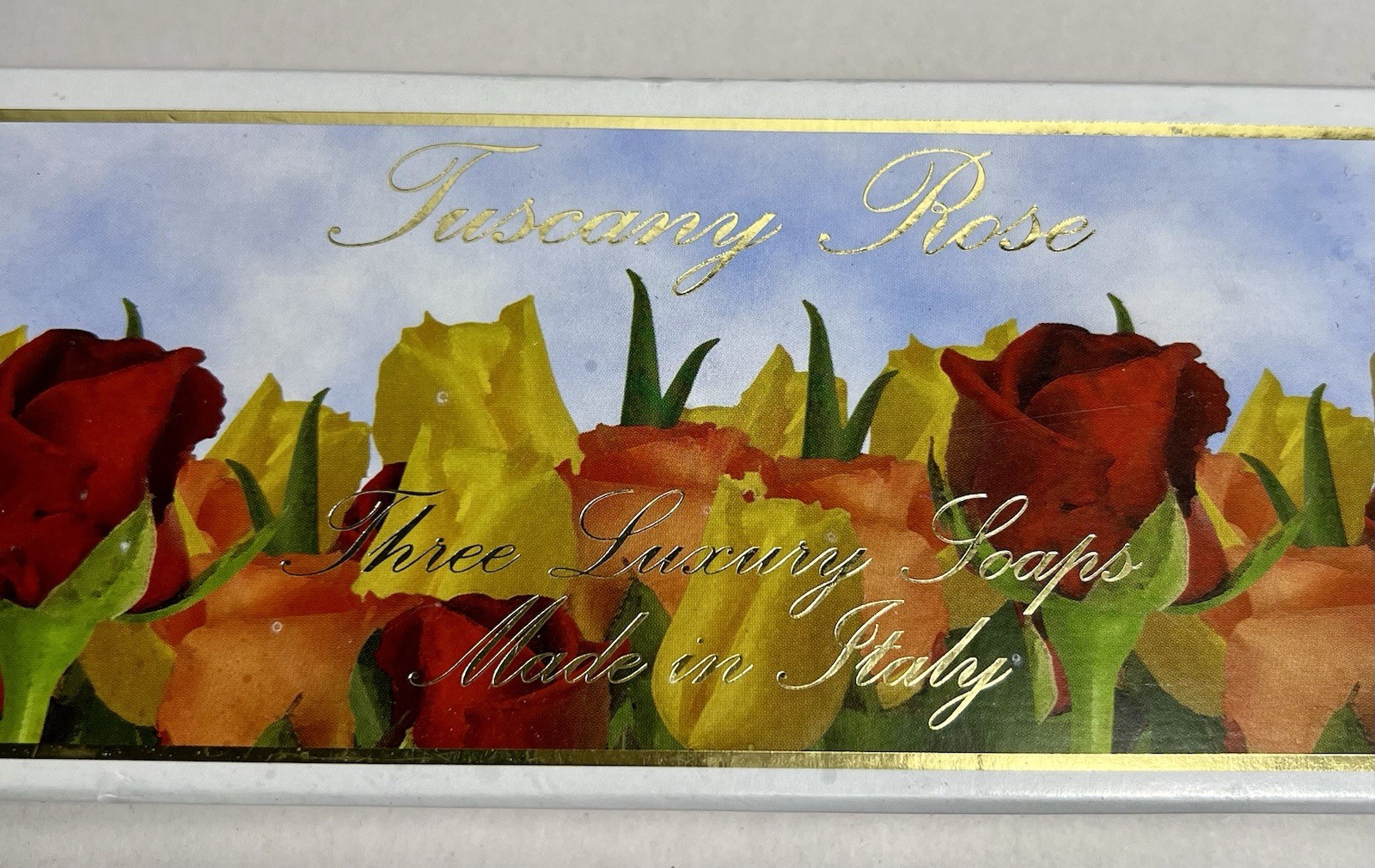 Tuscany Rose Saponificio Artigianale Florentino Scented Soap 3 Bars In Box Italy