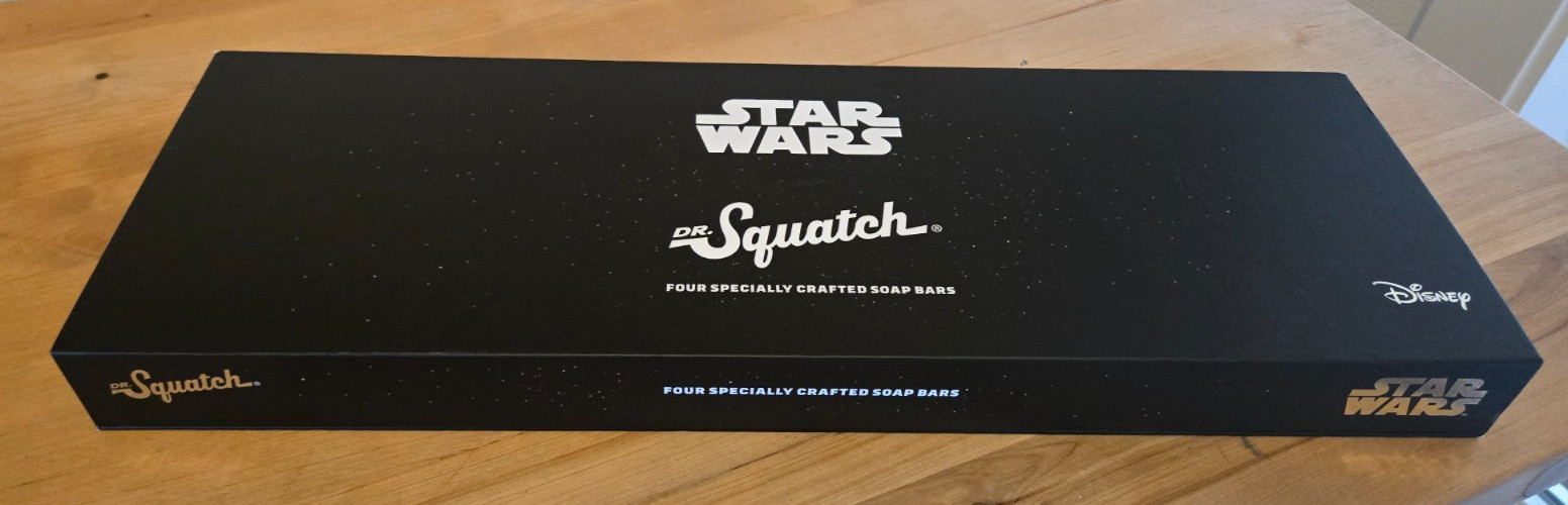 Dr. Squatch STAR WARS-Limited Edition-4 Specifically Crafted Soap Bars NIB