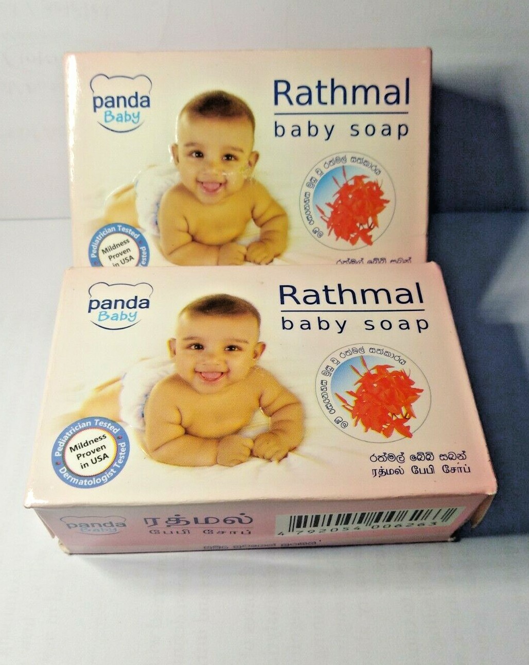 Panda Baby Rathmal Baby Soap 75g 78%TFM Mildness Proven In USA