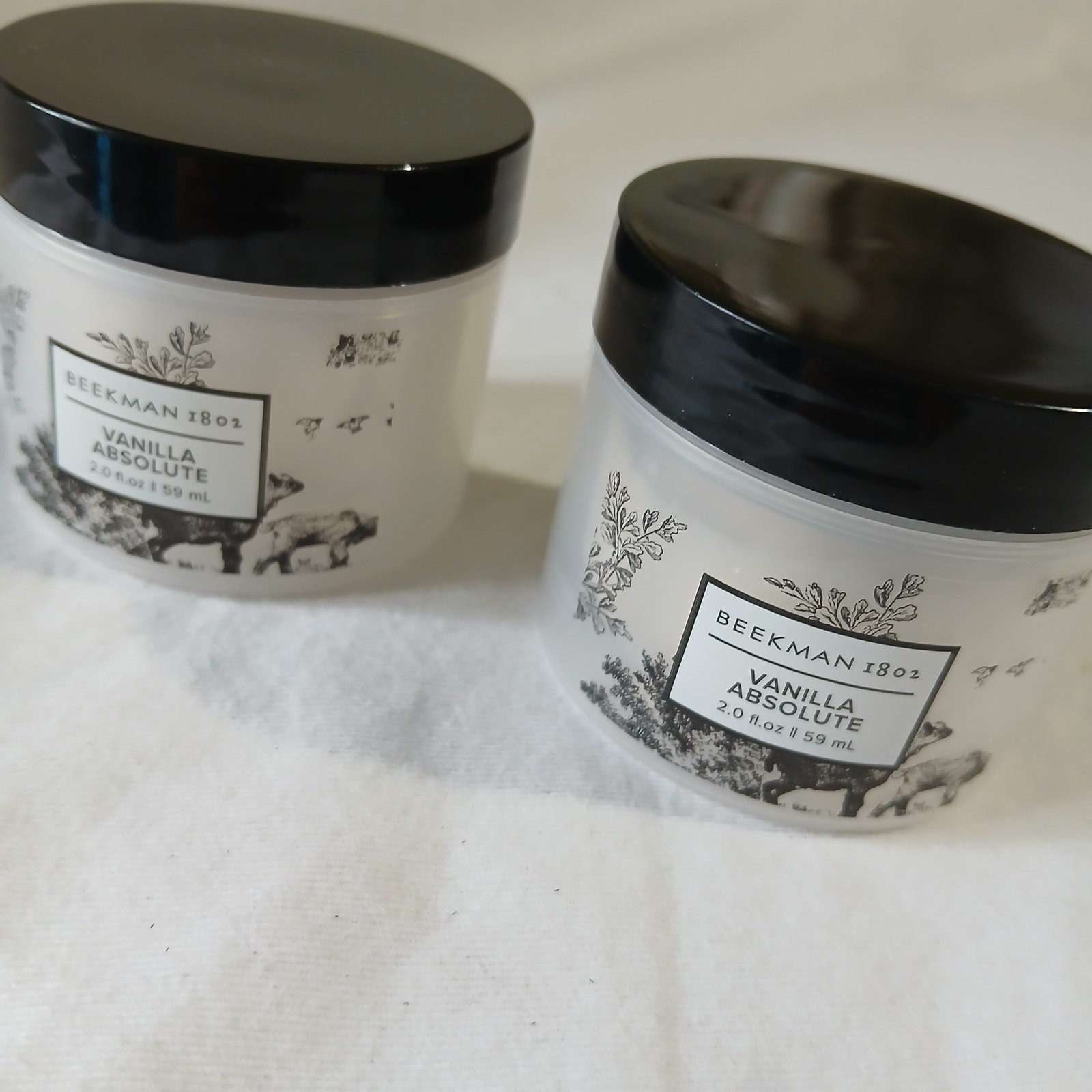 Set of (3) Beekman 1802 VANILLA ABSOLUTE 2 oz goat milk soap Made in the USA NEW