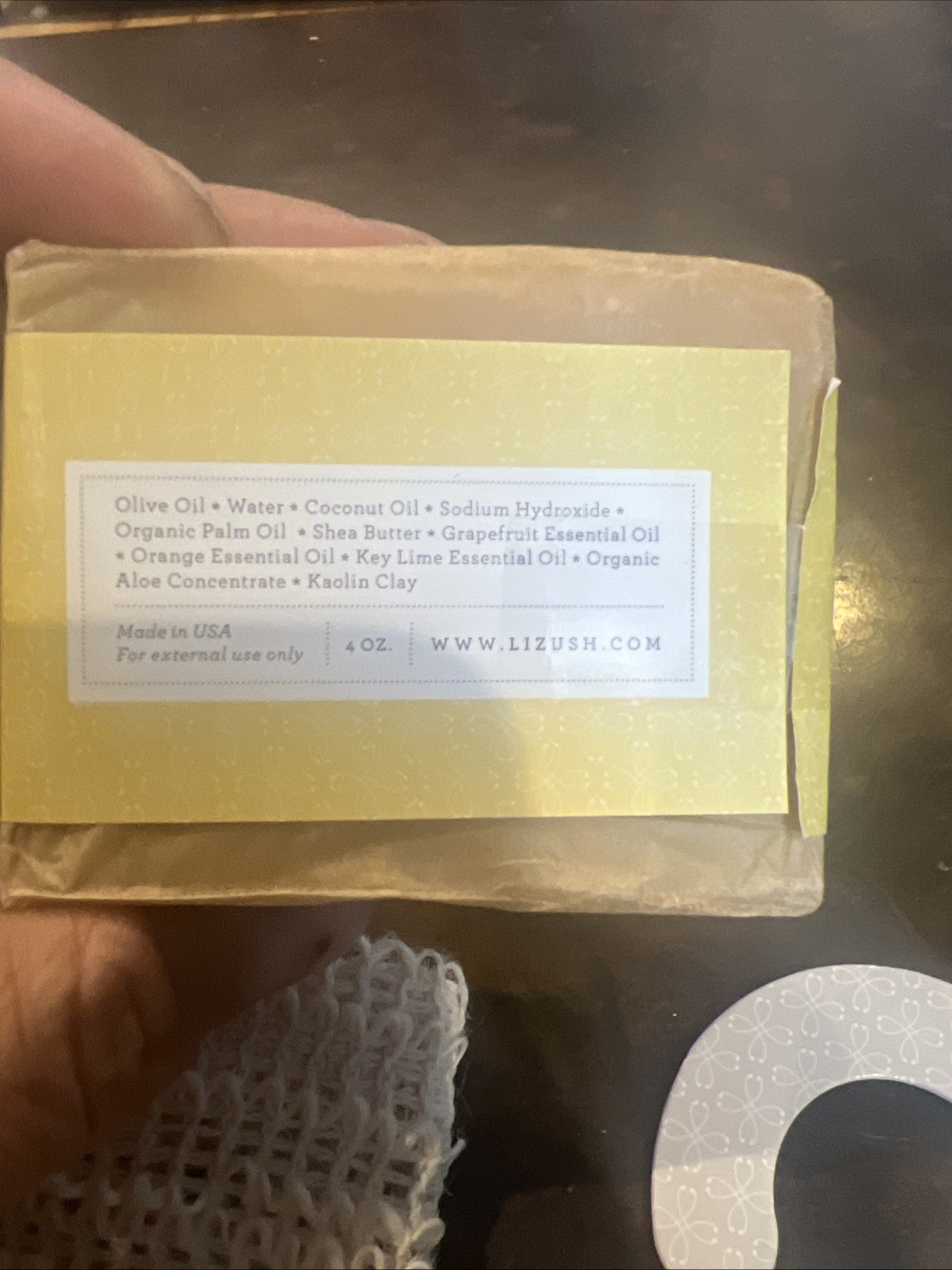 Lizush Grapefruit Body Oil 2 Oz And Grapefruit Soap 4oz In A Bag