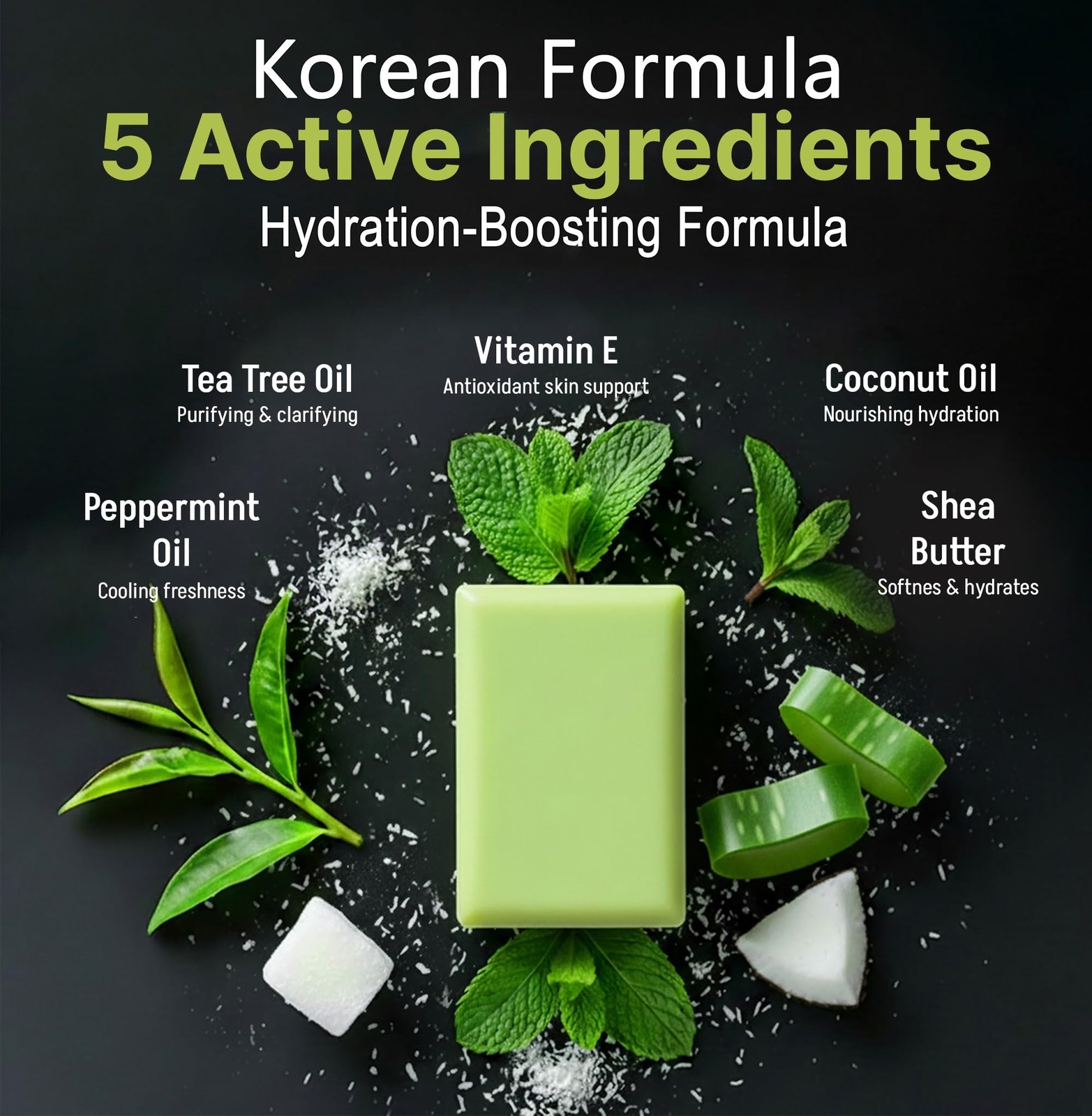 Tea Tree Oil & Vitamin E Soap Bar – Advanced Deep Cleansing, Exfoliation & Pr…