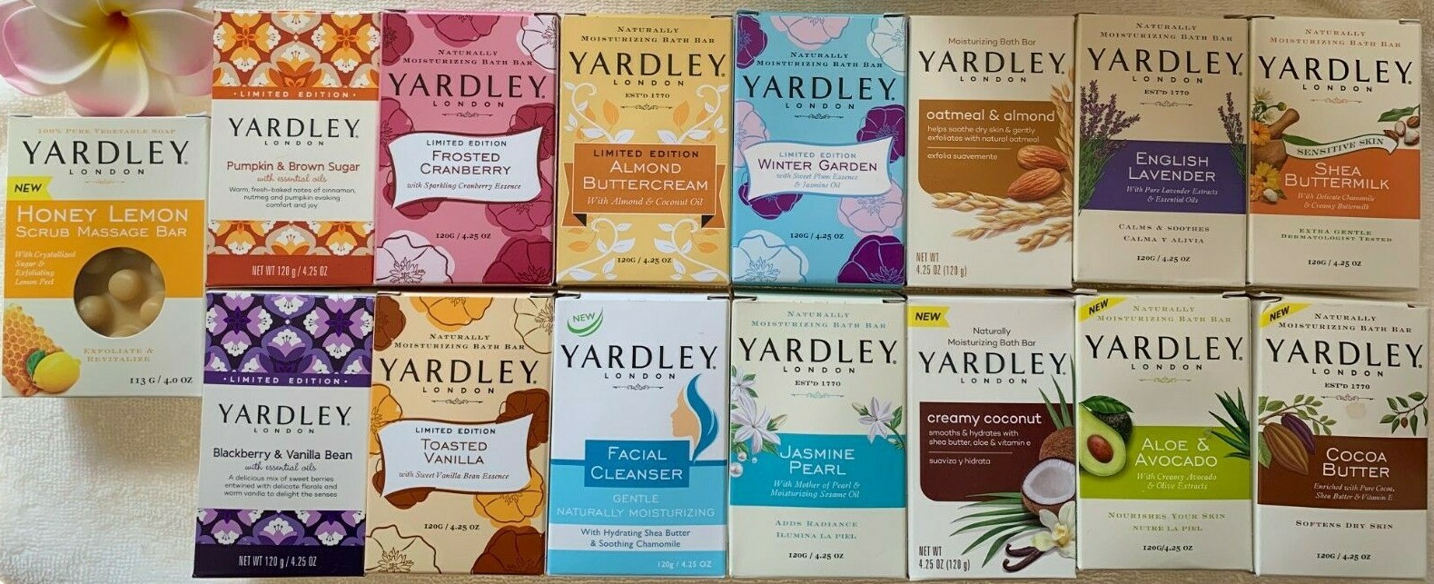 YARDLEY LONDON Moisturizing Bath Bar***chOOsE yOUr scEnt(s)***FULL SIZES~~~NEW