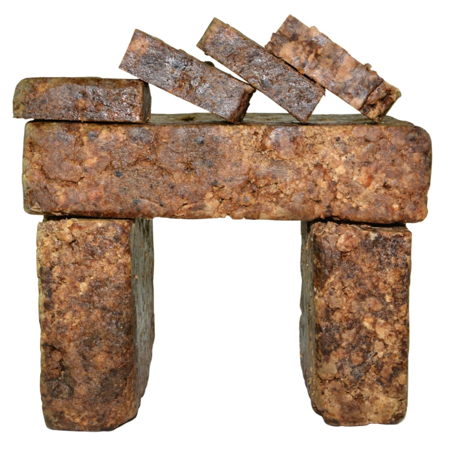 10 lbs Raw African Black Soap Bars – Acne & Eczema Treatment