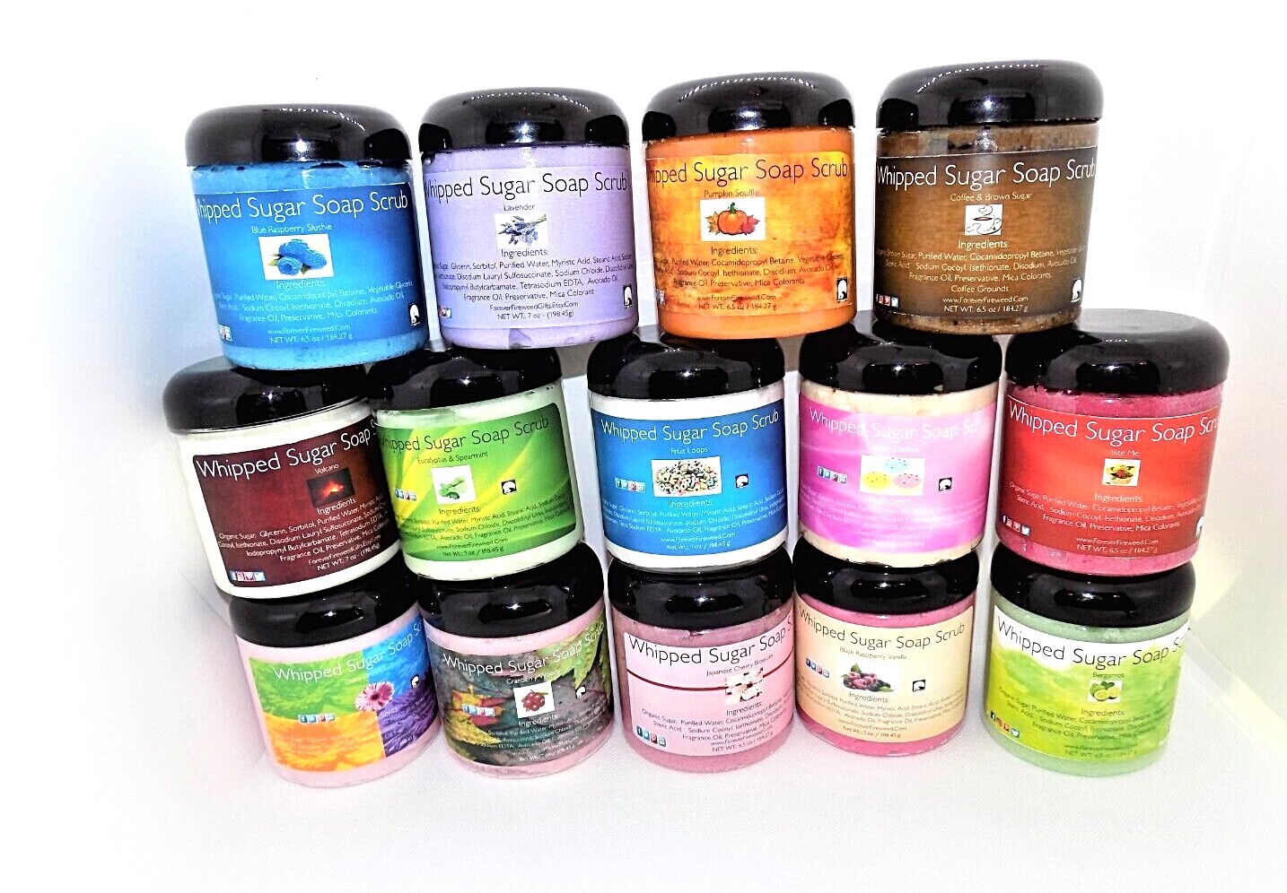 Whipped Sugar Soap | Sugar Scrub | Fluffy Body Polish | Exfoliating Scrub