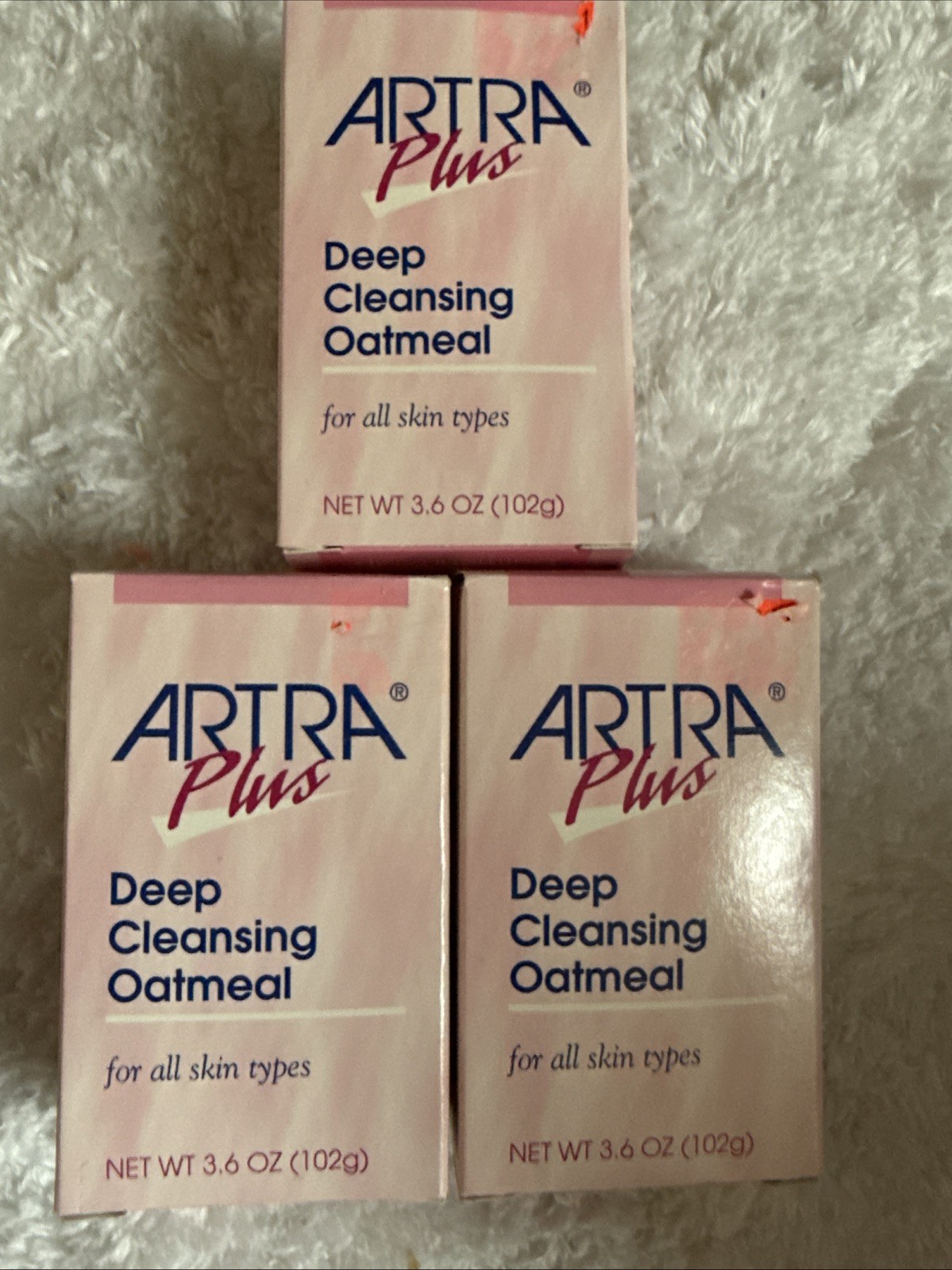 Artra Plus Deep Cleansing Oatmeal Soap 3.6 Oz. Each – Pack Of 3