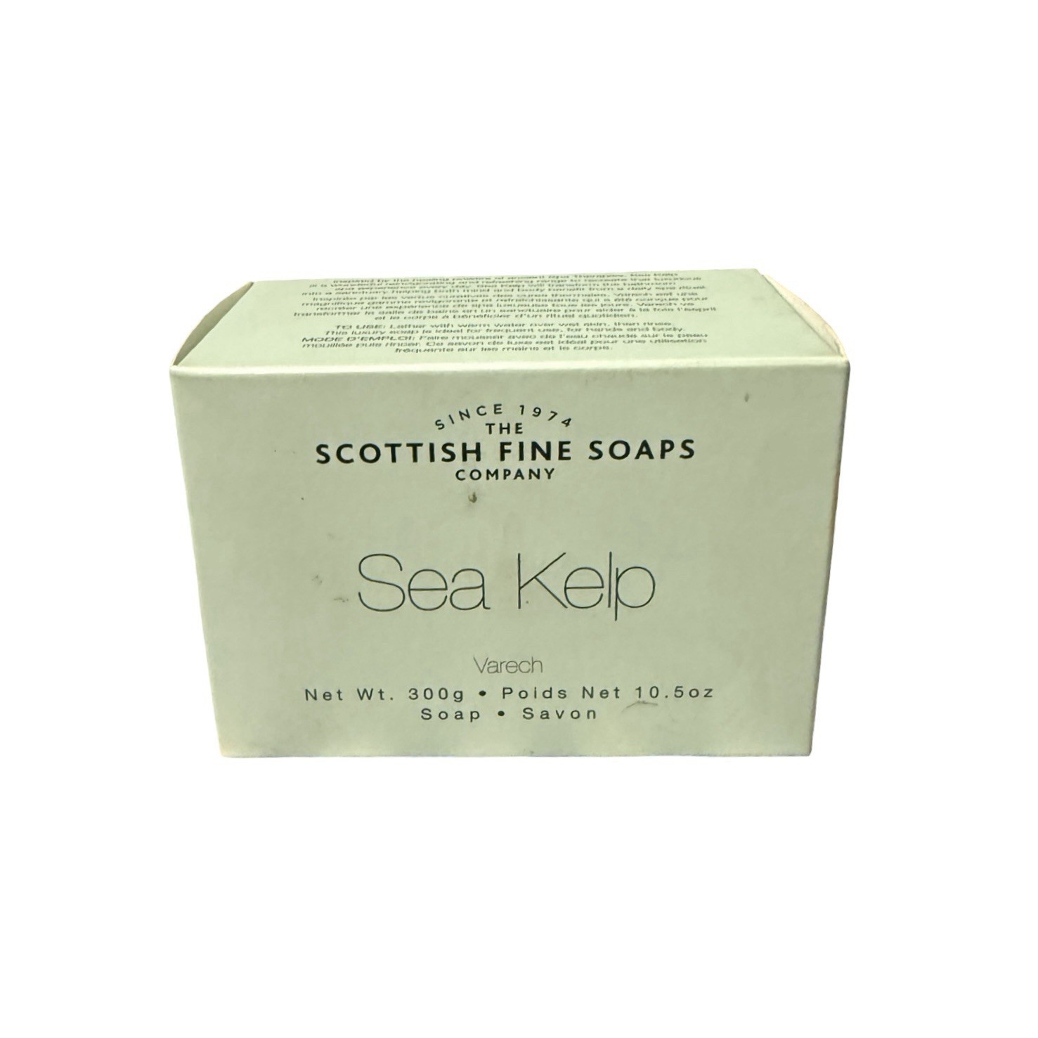 New In Box, Luxery, Scottish Fine Soaps Sea Kelp 300g 10.5 oz